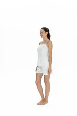 Us Polo Kadın İp Askılı Şortlu Takım - 1