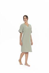 Us Polo Kadın Kısakol, V Yaka Ev Giyim Gecelik, %100 Pamuk, Müslin Kumaş (1)