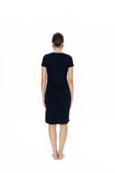 Us Polo Kadın, V Yaka, Kısa Kol, Midi Gecelik - Thumbnail