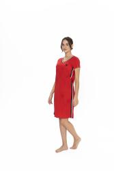 Us Polo Kadın, V Yaka, Kısa Kol, Midi Gecelik - 10