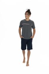 U.S. Polo T-shirt Şort Takım, Yazı Baskılı T-shirt ve Cepli Şort Takım - 4
