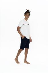 U.S. Polo T-shirt Şort Takım, Yazı Baskılı T-shirt ve Cepli Şort Takım - 6