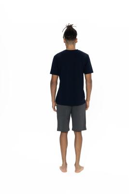 U.S. Polo T-shirt Şort Takım, Yazı Baskılı T-shirt ve Cepli Şort Takım - 10