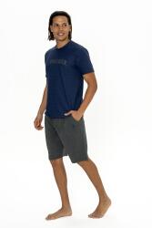 U.S. Polo Yazı Baskılı Erkek Kısakol T-shirt Ve Şort Takım - 2