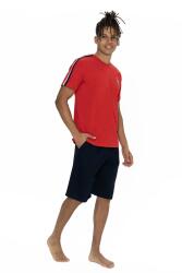 U.S. Polo Yuvarlak Yaka Kısakol T-shirt, Cepli ve Düz Renk Şort Takım - 6