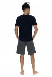 U.S. Polo Yuvarlak Yaka Kısakol T-shirt, Cepli ve Düz Renk Şort Takım - 10