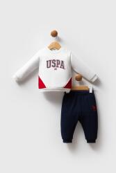 USPA Erkek Bebek 3 İplik Alt Üst Takım Beyaz