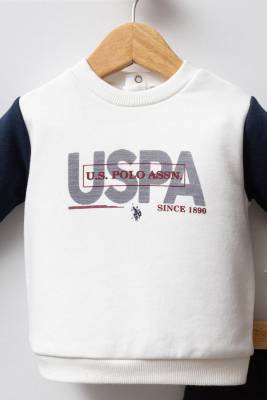 U.S. Polo Assn. - USPA Yazılı Erkek Bebek 3 İplik Kışlık Alt Üst Takım (1)