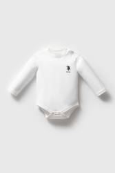 U.S.POLO ASSN 3LÜ ERKEK BEBEK BODY SET, %100 PAMUK - Thumbnail
