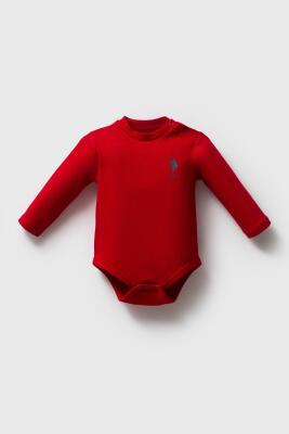 U.S.POLO ASSN 3LÜ ERKEK BEBEK BODY SET, %100 PAMUK - 4