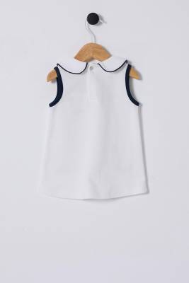 U.S. Polo Assn. - U.S.POLO ASSN. KIZ BEBEK ASKILI PİKE ELBİSE, %100 Pamuk / %100 Cotton (1)