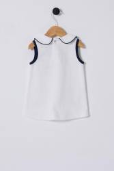 U.S.POLO ASSN. KIZ BEBEK ASKILI PİKE ELBİSE, %100 Pamuk / %100 Cotton - Thumbnail