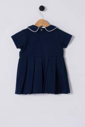 U.S.POLO ASSN. KIZ BEBEK KISAKOL PİKE ELBİSE, %100 Pamuk / %100 Cotton - Thumbnail