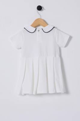 U.S. Polo Assn. - U.S.POLO ASSN. KIZ BEBEK KISAKOL PİKE ELBİSE, %100 Pamuk / %100 Cotton (1)