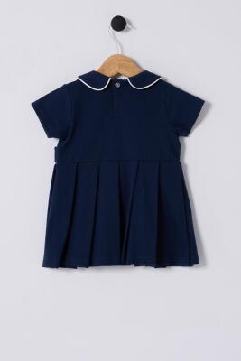 U.S.POLO ASSN. KIZ BEBEK KISAKOL PİKE ELBİSE, %100 Pamuk / %100 Cotton - 6