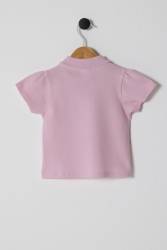 U.S.POLO ASSN.KIZ BEBEK PİKE T-SHIRT, %100 Pamuk / %100 Cotton - Thumbnail