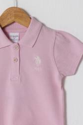 U.S.POLO ASSN.KIZ BEBEK PİKE T-SHIRT, %100 Pamuk / %100 Cotton - Thumbnail