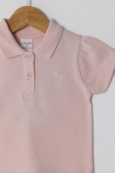 U.S.POLO ASSN.KIZ BEBEK PİKE T-SHIRT, %100 Pamuk / %100 Cotton - Thumbnail