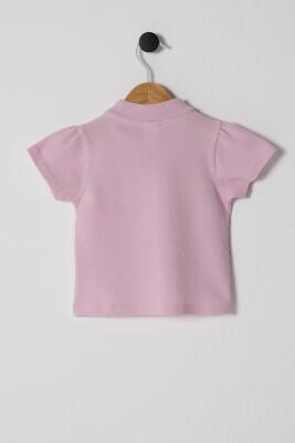 U.S.POLO ASSN.KIZ BEBEK PİKE T-SHIRT, %100 Pamuk / %100 Cotton - 5