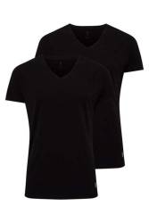 V Yaka 2'li Paket Erkek T-Shirt - Thumbnail