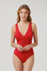 V Yaka Kırmızı Mayo - Thumbnail