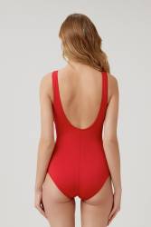 V Yaka Kırmızı Mayo - Thumbnail