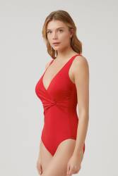 V Yaka Kırmızı Mayo - Thumbnail