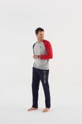 Yeni Sezon Parça Renkli Kışlık Ekek Pijama Takım - 9