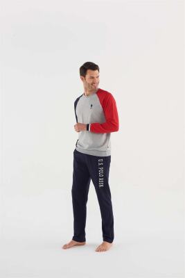 Yeni Sezon Parça Renkli Kışlık Ekek Pijama Takım - 9