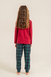 Yılbaşı Özel Kız Çocuk Pijama Takım - 5