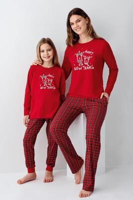 Yılbaşı Özel Üretim Aile Pijama, Kadın Erkek ve çocuk pijamalar ayrı ayrı fiyatlandırılır - 8