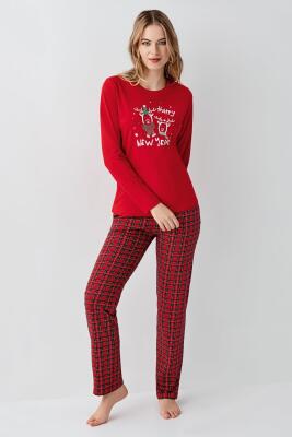 Yılbaşı Özel Üretim Aile Pijama, Kadın Erkek ve çocuk pijamalar ayrı ayrı fiyatlandırılır - 12