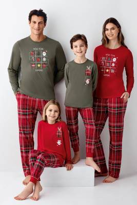Yılbaşı Özel Üretim Aile Pijama, Kadın Erkek ve çocuk pijamalar ayrı ayrı fiyatlandırılır - 5