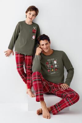 Yılbaşı Özel Üretim Aile Pijama, Kadın Erkek ve çocuk pijamalar ayrı ayrı fiyatlandırılır - 10