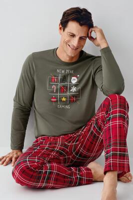 Yılbaşı Özel Üretim Aile Pijama, Kadın Erkek ve çocuk pijamalar ayrı ayrı fiyatlandırılır - 14