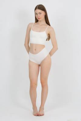 REN - Yüksek Bel Basic Lazer Kesim Külot 3'lü Paket