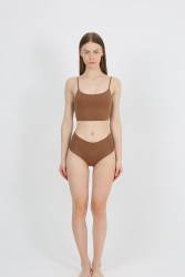 Yüksek Bel Basic Lazer Kesim Külot 3'lü Paket - Thumbnail