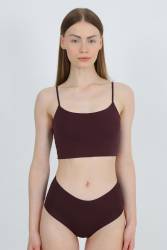 Yüksek Bel Basic Lazer Kesim Külot 3'lü Paket - Thumbnail