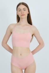 Yüksek Bel Basic Lazer Kesim Külot 3'lü Paket - Thumbnail