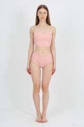 Yüksek Bel Basic Lazer Kesim Külot 3'lü Paket - Thumbnail