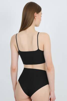 Yüksek Bel Basic Lazer Kesim Külot 3'lü Paket - 18