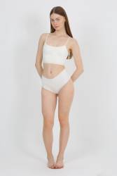 Yüksek Bel Basic Lazer Kesim Külot 6'lı Paket - Thumbnail