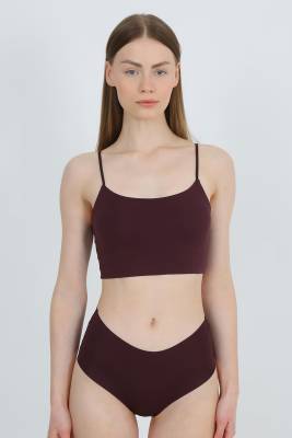 Yüksek Bel Basic Lazer Kesim Külot 6'lı Paket - 11