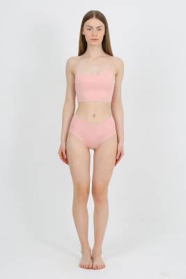 Yüksek Bel Basic Lazer Kesim Külot 6'lı Paket - 14