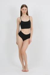 Yüksek Bel Basic Lazer Kesim Külot 6'lı Paket - Thumbnail