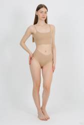 Yüksek Bel Basic Lazer Kesim Külot 6'lı Paket - Thumbnail