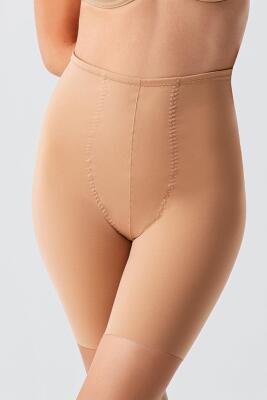 Yüksek Bel Dikişsiz Toparlayıcı Kadın Paçalı Korse Külot  - 5