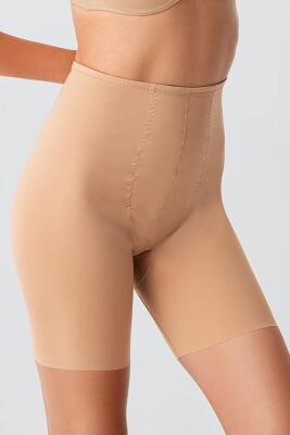 Yüksek Bel Dikişsiz Toparlayıcı Kadın Paçalı Korse Külot  - 6